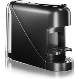 Wintem Macchina del Caffè a Capsule 1400W e Potenza 20Bar - Serbatoio Rimovibile da 90ml e Dimensioni Compatte 34,5x11,5x24cm - Compatibile con Capsule Nespresso - Caffè Cremoso e Intenso