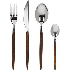 Tognana Hashi,Servizo 24 posate, acciaio 18/0, marrone