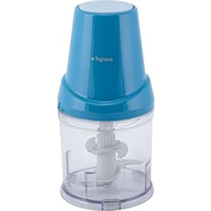Tognana Iridea, Tritatutto Elettrico 4 lame 0,5 L e 1 velocità, Plastica-Acciaio Inox, Carta da zucchero