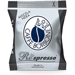CAFFÈ BORBONE Respresso, Miscela Nera - 50 Capsule - Compatibili con le Macchine ad uso domestico Nespresso