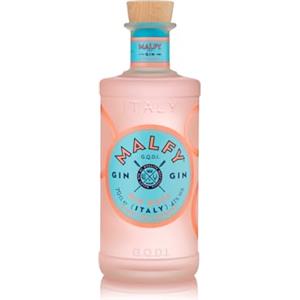 Malfy Gin Rosa, Premium Gin Italiano Agrumato e intenso, Infuso di 9 Botaniche con infusione di Pompelmo della Sicilia, vol 41%, 70CL