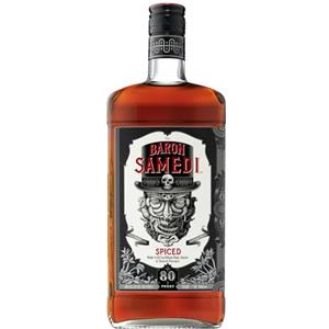 Baron Samedi Spiced Rum Baron Samedi - Spiced Rum, 70 cl, Rum Haitiano di Alta Qualità, 40% Vol