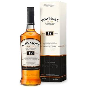 Bowmore, Single Malt Whisky, 12 anni di invecchiamento - 1 bottiglia da 700 ml