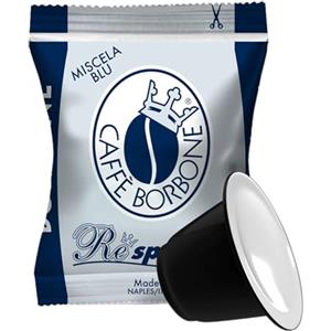 CAFFÈ BORBONE Respresso Miscela Blu - Confezione da 50 Capsule - Compatibili con le Macchine ad uso domestico Nespresso