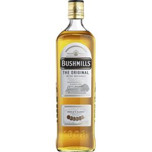 Bushmills Original 70cl - Whiskey irlandese, il più rotondo dei classici Irish, gusto vellutato. 40% vol.