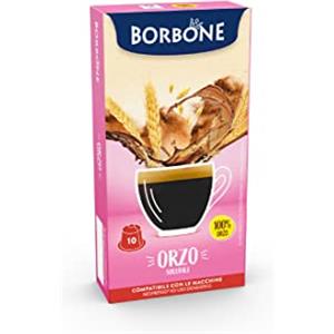 Caffè Borbone Orzo Solubile - 60 capsule (6 confezioni da 10) - Compatibili con le Macchine ad uso domestico Nespresso, 180g