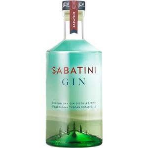 Sabatini Gin, London Dry Gin, 700ml, Ideale per Gin Tonic Premium, Note Fresche, Citriche e Floreali, con Finocchio Selvatico, Lavanda, Foglie di Olivo, Gin Artigianale Toscano, Idea Regalo, 41.3% Vol