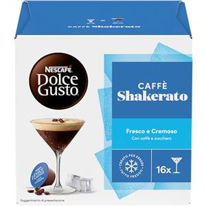 NESCAFÉ DOLCE GUSTO NESCAFÉ DOLCE GUSTO Caffè Shakerato, 3 Confezioni da 16 Capsule (48 Capsule Compatibili Nescafé Dolce Gusto)