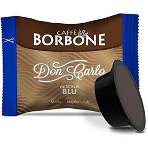 CAFFÈ BORBONE Don Carlo, Miscela Blu - 50 Capsule - Compatibili con le Macchine ad uso domestico Lavazza A Modo Mio