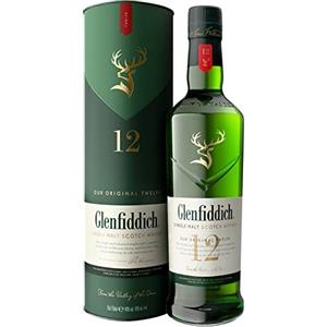 Glenfiddich Single Malt Scotch Whisky 12 Anni, 70cl