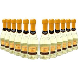 Sant'Orsola - Mini Bottiglie Prosecco D.O.C. Millesimato Extra Dry, da Uva Glera, Gusto Fresco con Note Fruttate, 12x200 ml