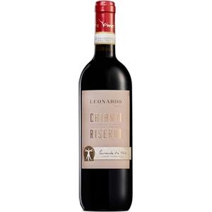 Leonardo Da Vinci Chianti DOCG Riserva, Vino Rosso dal Gusto Pieno e Profumi di Frutta Matura, Gradazione Alcolica 13,5% Vol, Bottiglia da 750 ml