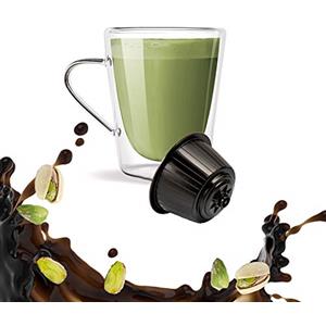 KICKKICK® 32 Capsule Pistacchio Compatibili Nescafe Dolce Gusto - Solubile in Cialde