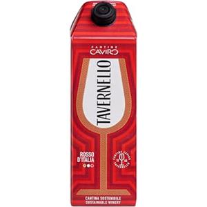 Tavernello Classico Vino Rosso d'Italia, Vino Equilibrato e Profumato, 11% Vol, Confezione con 1 Brick da 1,5 L