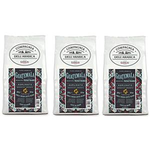 CAFFÈ CORSINI 1950 Caffè Corsini Compagnia dell'Arabica, Guatemala 100% Arabica Caffè Torrefatto in Grani Floreale e Agrumato Monorigine Guatemala - Pacco da 3 x 250 g