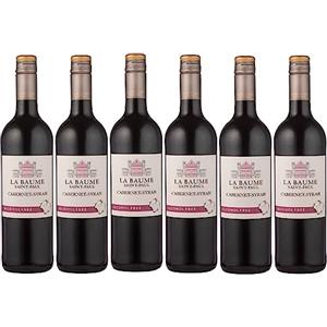 La Baume St Paul - Vino rosso disalcolato, Cabernet e Syrah - Senza alcol (6 x 0,75L)