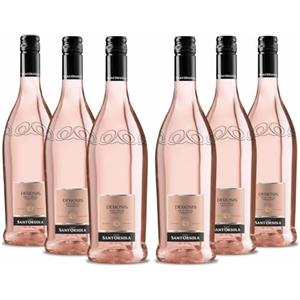 Sant'Orsola - Vino Pinot Grigio delle Venezie DOC Frizzate Rosè Derosis, da Uva Pinot Italiana, Gusto Fresco, delicato e armonico, di buona sapidità, 6x750 ml