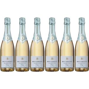 Brut Dargent Free Chardonnay - Vino Bianco Frizzante Senza Alcol - Francia (6 x 0,75 L)