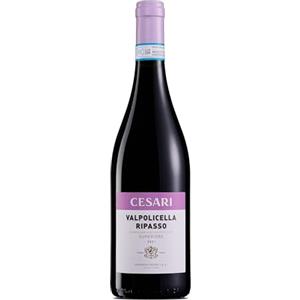Cesari Valpolicella Ripasso DOC Superiore 2021 - Vino Corposo, Profumato e Vellutato - 13,50% vol. - Bottiglia da 750 ml