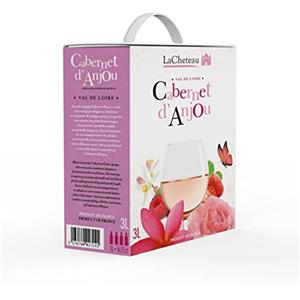 LaCheteau - Vino Rosato, Cabernet d'Anjou, Valle della Loira, Francia, Bag in Box BIB (1 x 3L)