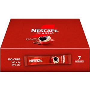 Nescafe NESCAFÉ Classic Caffè Solubile, 100 Bustine da 2g (200g)