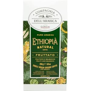 CAFFÈ CORSINI 1950 Caffè Corsini Compagnia Dell'Arabica, Etiopia 100% Arabica, Caffè Torrefatto E Macinato Soave E Profumato, Monorigine Etiopia, 250 g, Confezione da 3