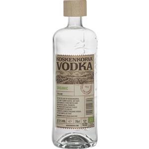 KOSKENKORVA_VODKA Koskenkorva, Original Organic Vodka, 700 ml, Vodka Biologica Finlandese con Note Secche, Prodotta con Orzo Finlandese, Distillata con Acqua Pura di Sorgente, Idea Regalo, 37,5% Vol.
