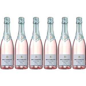 Brut Dargent Free Pinot Nero - Vino Rosato Frizzante Senza Alcol - Francia (6 x 0,75 L)