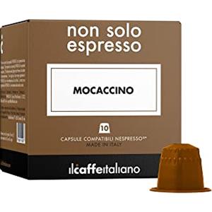FRHOME - 50 Capsule Mocaccino - Compatibili con Macchine da caffè Nespresso Il Caffè Italiano