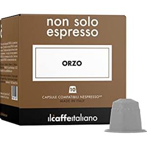 FRHOME Il Caffè Italiano Capsule Compatibili Con Nespresso Orzo - 80pz | Il Cereale Più Antico Al Mondo | Made In Italy | Frhome