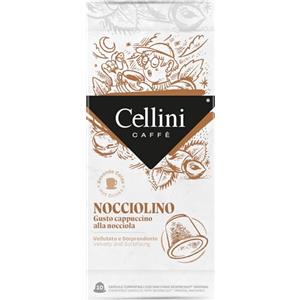 Cellini Caffè Cellini Capsule Nocciolino Compatibili con Nespresso* - 100pz Dal Sapore Dolce E Sorprendente E Una Delicata Schiuma