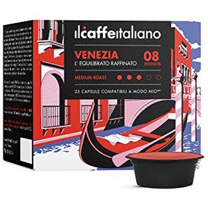 FRHOME Il Caffè Italiano Capsule compatibili con Lavazza A Modo Mio miscela Venezia - 120pz | Capsule Compatibili con A Modo Mio, Aroma Equilibrato e Cremoso | Frhome