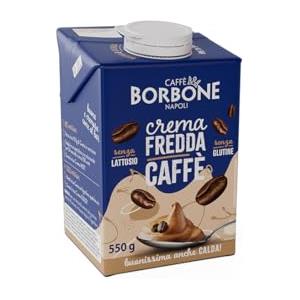 Caffè Borbone CREMA CAFFÈ - 1 Brick 550g - Crema a base di latte con caffè solubile delattosata, UHT a lunga conservazione - Senza Lattosio e Senza Glutine - Latte e panna Italiani