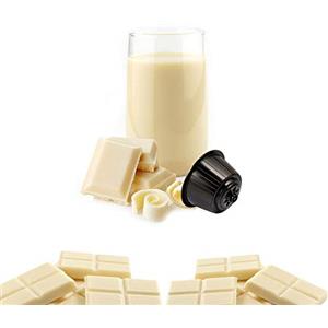 KICKKICK 32 Capsule Cioccolata Bianca Compatibili Dolce Gusto Kickkick