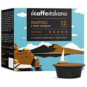 FRHOME Il Caffè Italiano Capsule Lavazza A Modo Mio Compatibili Napoli - 120pz | Capsule Compatibili A Modo Mio Con Aroma Forte e Vigoroso | Capsule Compatibili Lavazza A Modo Mio Made In Italy | Frhome