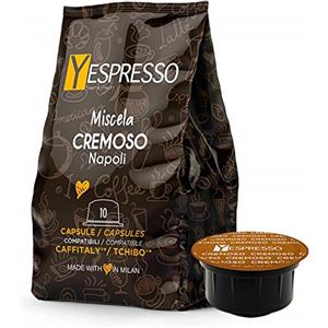 Yespresso 80 Capsule Compatibili CAFFITALY Miscela Cremoso