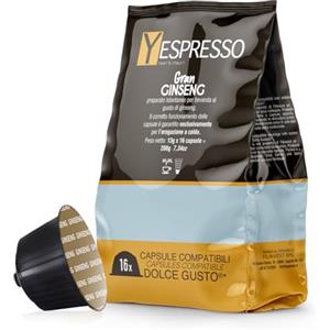 Yespresso 64 Capsule GINSENG Compatibili con Dolce Gusto