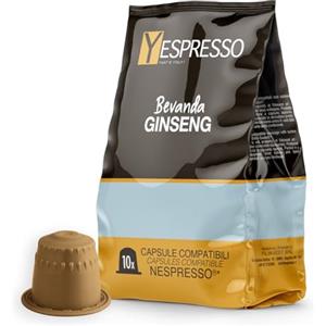 Yespresso 80 Capsule GINSENG Compatibili con Nespresso,