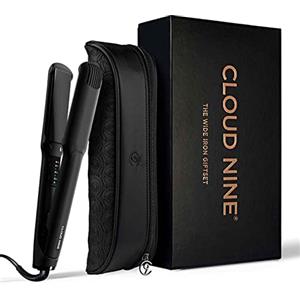 CLOUD NINE Set regalo piastra per capelli Wide - con controllo della temperatura variabile e piastre in ceramica tormalina