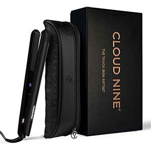 CLOUD NINE Set regalo piastra per capelli Touch - con controllo della temperatura variabile e piastre in ceramica tormalina