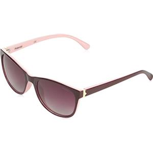 Polaroid P8339 Occhiali da sole, Donna, Burgundy sfumato polarizzato, calibro 55