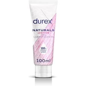 Durex Naturals Lenitivo, Lubrificante Sessuale Intimo, Gel per Rapporti Intimi e Secchezza Vaginale, 100% Ingredienti di Origine Naturale, Con Aloe Vera, 100 ml