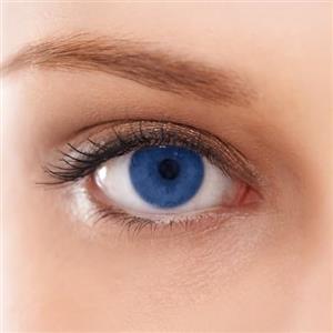 Easy Day Color Monthly Lens - BLUE INTENSO Natural Super Realistic Design a 3 Tonalità - Lenti a Contatto Cosmetiche Mensili Senza Correzione, Gradazione 0,00 Diottrie