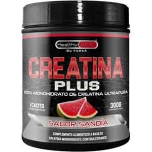 Healthy Fusion Creatina Monoidrato in Polvere | 100% Creatina pura senza Additivi | Favorisce la crescita muscolare | Aumenta le prestazioni fisiche | Alta solubilità | 300 g Gusto di Anguria
