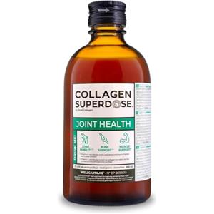 GOLD COLLAGEN COLLAGEN SUPERDOSE BY GOLD COLLAGEN Joint Health - Collagene Integratore Liquido con Vitamina C e D, Integratore Articolazioni al Collagene e Acido Ialuronico, Supporta Ossa e Muscoli, 300 ml