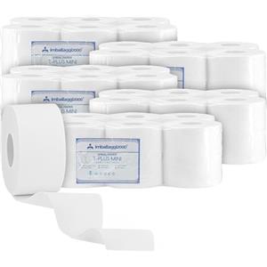 IMBALLAGGI 2000 - Carta Igienica Mini Jumbo, 2 Veli Pura Cellulosa Eco Molto Morbida e Resistente Compatibile con Dispenser (60, 609 Strappi)
