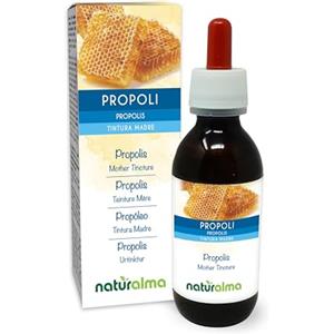 Naturalma Propoli (Propolis) resina Tintura Madre alcoolica Naturalma - Estratto liquido in gocce 120 ml - Integratore alimentare