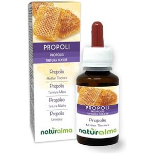 Naturalma Propoli (Propolis) resina Tintura Madre analcoolica Naturalma - Estratto liquido gocce 60 ml - Integratore alimentare