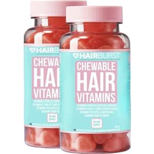 HAIR BURST Biotin Gomme per la crescita dei capelli — Integratore vitaminico per capelli, pelle e unghie - A basso contenuto di zucchero, gusto delizioso - Riduce la rottura dei capelli, favorisce
