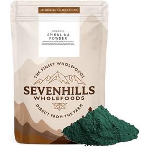 Sevenhills Wholefoods Polvere Di Spirulina Bio 1kg | Ricca di nutrienti | 100% pura e naturale | Senza allergeni